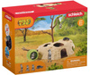 Schleich 42595 SURYKATKA BAZA +DUŻO surykatek skolopendra figurki PREMIUM