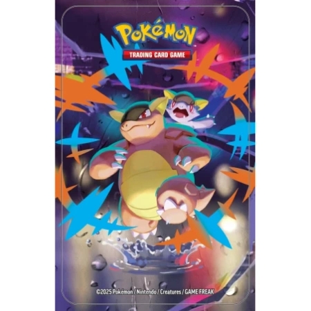 Pokemon 2 BOOSTERY TCG Mega Heroes Mini Tin Kangaskhan ORYGINALNE KARTY