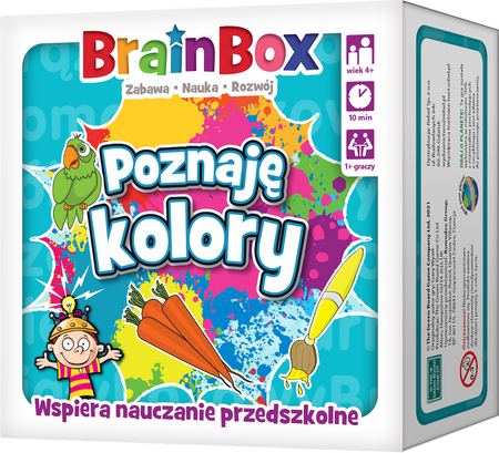 BrainBox PRZEDSZKOLE Kolory Brain Box gra planszowa