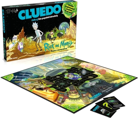 CLUEDO RICK AND MORTY gra planszowa serial tv POLSKA EDYCJA ORYGINALNA 17+