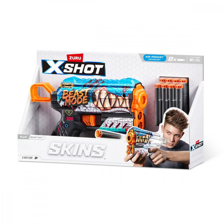 WYRZUTNIA X-SHOT BEAST SKINS FLUX NA pistolet +strzałki do wyrzutni