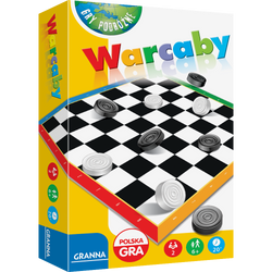 WARCABY NOWA EDYCJA gra logiczna planszowa podróżna dla dzieci i seniorów