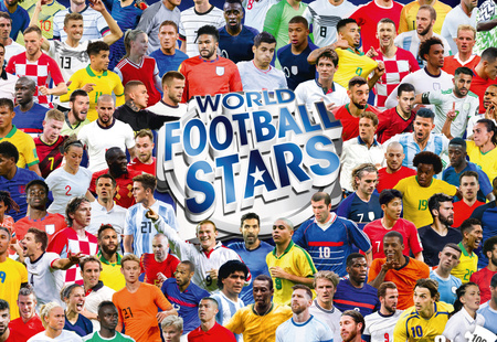 Puzzle 1000 elementów World Football Stars karty piłkarskie piłkarze GWIAZDY