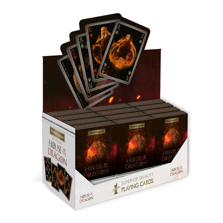 Waddingtons House of Dragon 55 KART DO GRY POKER TYSIĄC OCZKO BRYDŻ KARTY