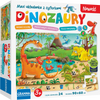 Dinozaury Maxi układanka z cyferkami 24 el 90x60 cm puzzle edukacyjne