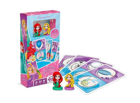 DISNEY GRA DLA DZIECI karciana 2 PIĘKNE FIGURKI DISNEYA ROSZPUNKA I ARIELKA