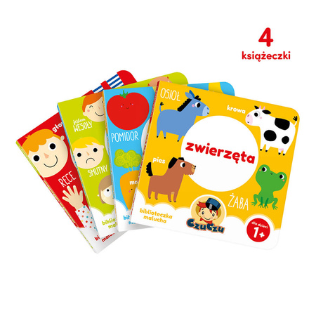 OUTLET CZUCZU Biblioteczka malucha 1+ Cztery książęczki