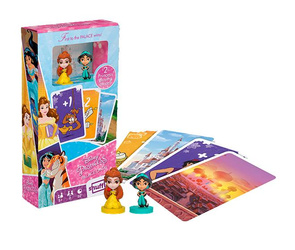 DISNEY GRA DLA DZIECI planszowa karciana karty PIĘKNE FIGURKI DISNEYA BELLA