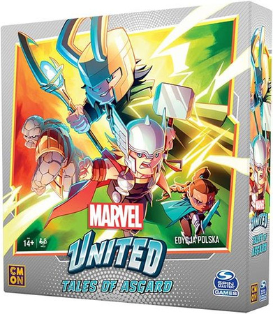 MARVEL UNITED gra 2x ROZSZERZENIE: Rise of Black Panther +Tales of Asgard