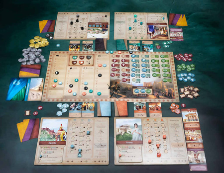 Khora Rozkwit Imperium gra planszowa Portal Games cywilizacyjna strategia