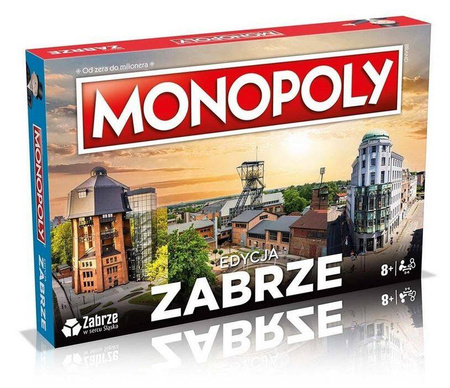 OUTLET MONOPOLY Zabrze gra planszowa DOMY HOTELE RODZINNA ekonomiczna 2-4 graczy