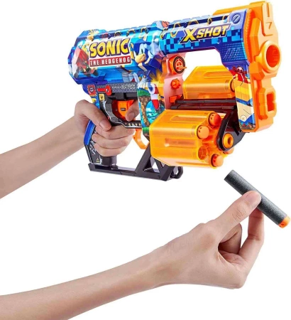 WYRZUTNIA X-SHOT SONIC SKINS HYPER SPIKE NA pistolet +strzałki do wyrzutni