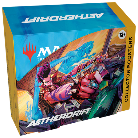 Collector Booster Box Aetherdrift karty MTG 12 boosterów Magic 2025 PREMIUM