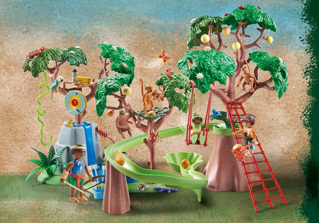 WIELKI PLAC ZABAW Tropikalny Wiltopia Playmobil 71142 10 ZWIERZĄT 3 FIGURKI