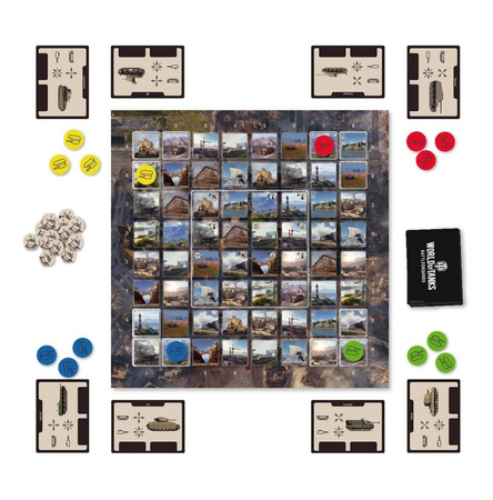 OUTLET WORLD OF TANKS gra planszowa Battlegrounds czołgi ORYGINALNA PL CZ SK