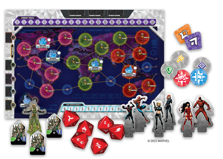 OUTLET Marvel DAGGER gra planszowa kooperacyjna superbohaterowie ratuj Ziemię