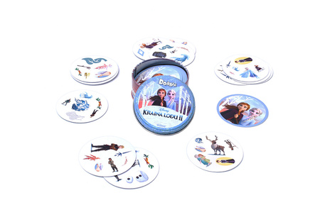 Dobble Kraina Lodu 2 Frozen GRA PLANSZOWA karty doble karciana EKOLOGICZNA