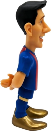 2x FIGURKA MINIX FC BARCELONA ROBERT LEWANDOWSKI +PEDRI KOLEKCJONERSKA 12cm
