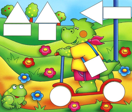 FIGURAKI DUŻA EDYCJA FIGURY GRA PLANSZOWA PRZEDSZKOLE EDUKACYJNA DLA DZIECI