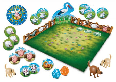 SUPER FARMER BIG BOX Super Farmer zwierzęta z farmy gra ekonomiczna 6+