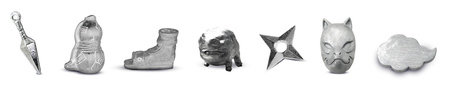ZESTAW 5w1 MONOPOLY Naruto + 4 figurki ANIME dla fanów figurka PREMIUM