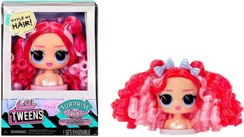 GŁOWA LALKI DO CZESANIA STYLIZACJI WŁOSÓW ORYGINALNA LALKA LOL TWEENS SWAP