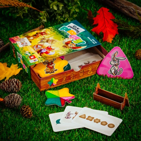 OUTLET CO W PUSZCZY PISZCZY gra planszowa dla dzieci KOOPERACYJNA UCZY WSPÓŁPRACY