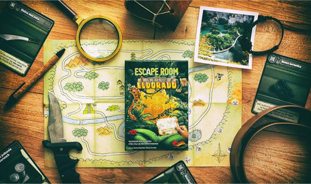 ESCAPE ROOM TAJEMNICA ELDORADO gra planszowa przygodowa KOOPERACYJNA