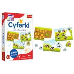 OUTLET CYFERKI GRA DLA DZIECI PLANSZOWA EDUKACYJNA RODZINNA LICZBY NAUKA CYFEREK