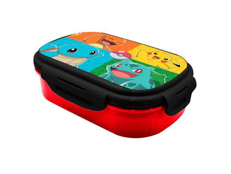 POKEMON PUDEŁKO SZTUĆCE NA ŚNIADANIE OBIAD ŚNIADANIÓWKA LUNCH BOX PIKACHU