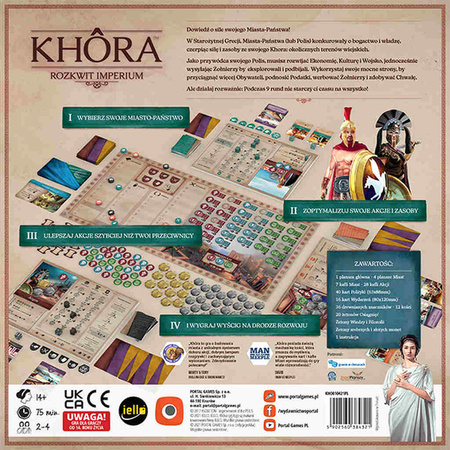 Khora Rozkwit Imperium gra planszowa Portal Games cywilizacyjna strategia