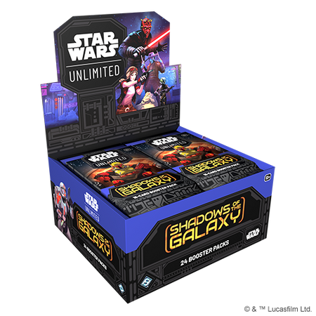Booster BOX Star Wars Unlimited 2 Shadows of the Galaxy karty gra karciana (24 boostery)
