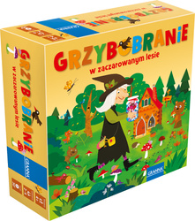 Grzybobranie w zaczarowanym lesie gra planszowa dla dzieci 4+ grzybki PL