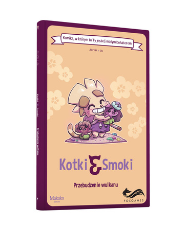 OUTLET KOTKI I SMOKI KOMIKS PARAGRAFOWY DLA DZIECI PRZEBUDZENIE WULKANU książka gra