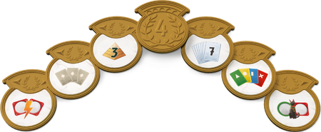 Architekci 7 Cudów Świata gra planszowa: ROZSZERZENIE DODATEK Medale 2 cuda