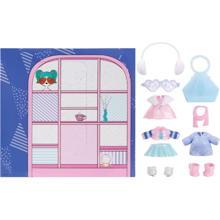 KOMPLET UBRANEK DLA LALEK LOL SURPRISE SUPRISE UBRANKA DO LALKI RÓŻOWE NIEBIESKIE