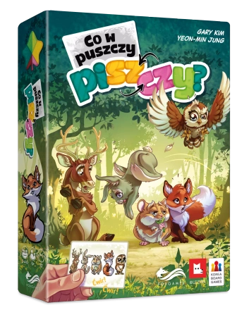 OUTLET CO W PUSZCZY PISZCZY gra planszowa dla dzieci KOOPERACYJNA UCZY WSPÓŁPRACY