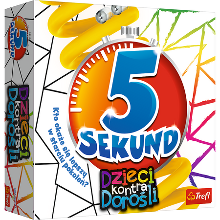 OUTLET 5 SEKUND dzieci kontra dorośli rodzice quiz gra planszowa 756 pytań! DUŻA
