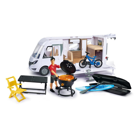 Outlet AUTO KAMPER +FIGURKA +AKCESORIA EFEKTY ŚWIETLNE Samochód DUŻY 30cm