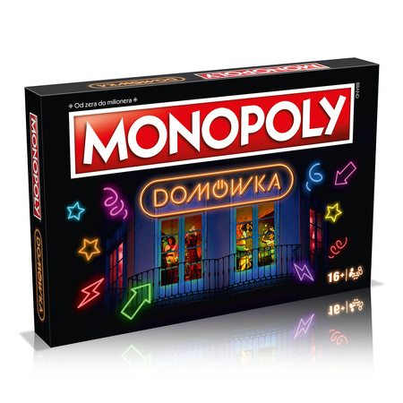 MONOPOLY DOMÓWKA gra planszowa dla dorosłych EDYCJA POLSKA IMPREZOWA