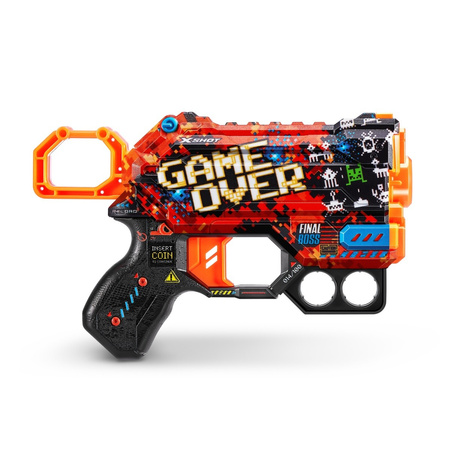 WYRZUTNIA X-SHOT GAME OVER SKINS MENACE NA pistolet +strzałki do wyrzutni
