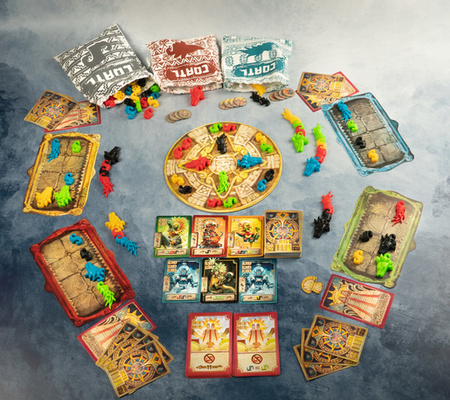 Coatl gra planszowa rodzinna LOGICZNA węże EDYCJA PL PIĘKNA Portal Games