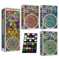 ZESTAW 5w1 SAGRADA dodatki Chwała Życie Pasja Więcej Szkła + 2 karty PROMO