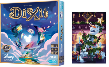 2w1 DIXIT DISNEY gra planszowa +MINI DODATEK ROZSZERZENIE KARTA OLAF FROZEN