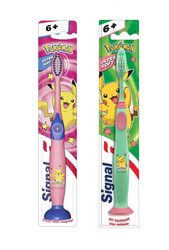 2x SIGNAL POKEMON PIKACHU SZCZOTECZKA DO ZĘBÓW DLA DZIECI ORYGINALNA UNILEVER Wiek: 6+