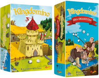 2w1 KINGDOMINO gra planszowa +DUŻE ROZSZERZENIE