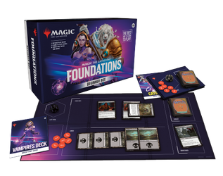 BEGINNER BOX Foundations Magic the Gathering 2024 8 boosterów 2 talie