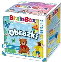 BRAINBOX Obrazki gra planszowa pamięciowa Brain Box dla dzieci na pamięć