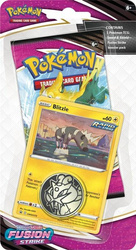 Blitzle promo karty POKEMON +MONETA +booster +KOD ORYGINAŁ Checklane Blister Fusion Strike ORYGINALNE KARTY