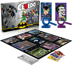 Cluedo Batman gra planszowa detektywistyczna zagadka rodzinna 2-6 graczy